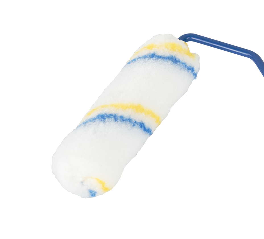 Blue-yellow striped roller brush 1411HL