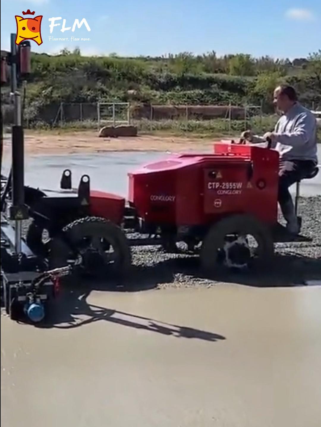 CTP-2955W Laser Screed Project – Accurate Concrete Leveling for Consistent Flatness