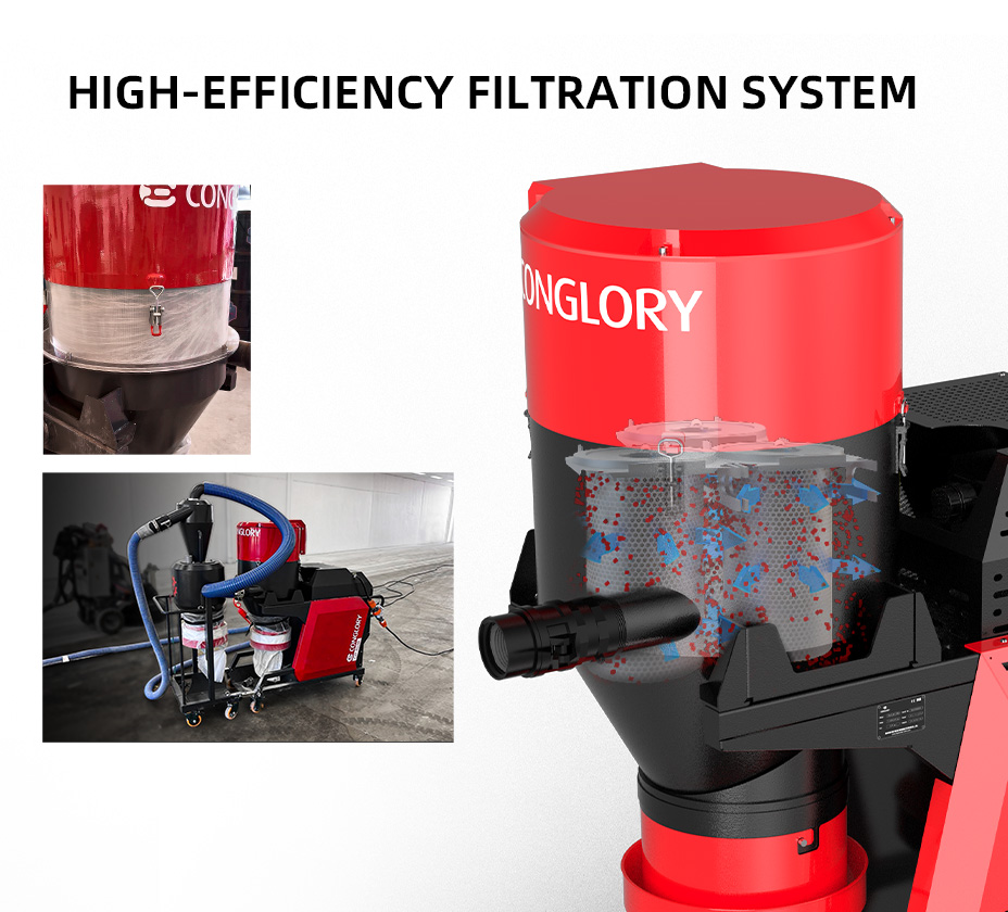 CD-553B Auto-Cleaning Industrial Vacuum image 6