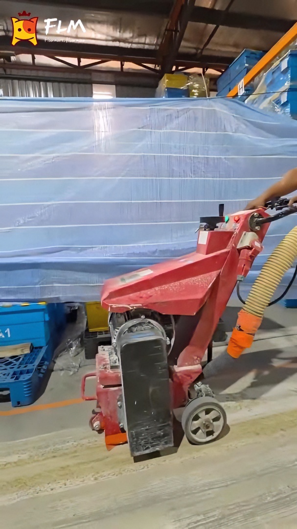CS-250E Concrete Scarifier: Fast Coating Removal for Warehouse, Factory & Parking-Lot Renovation