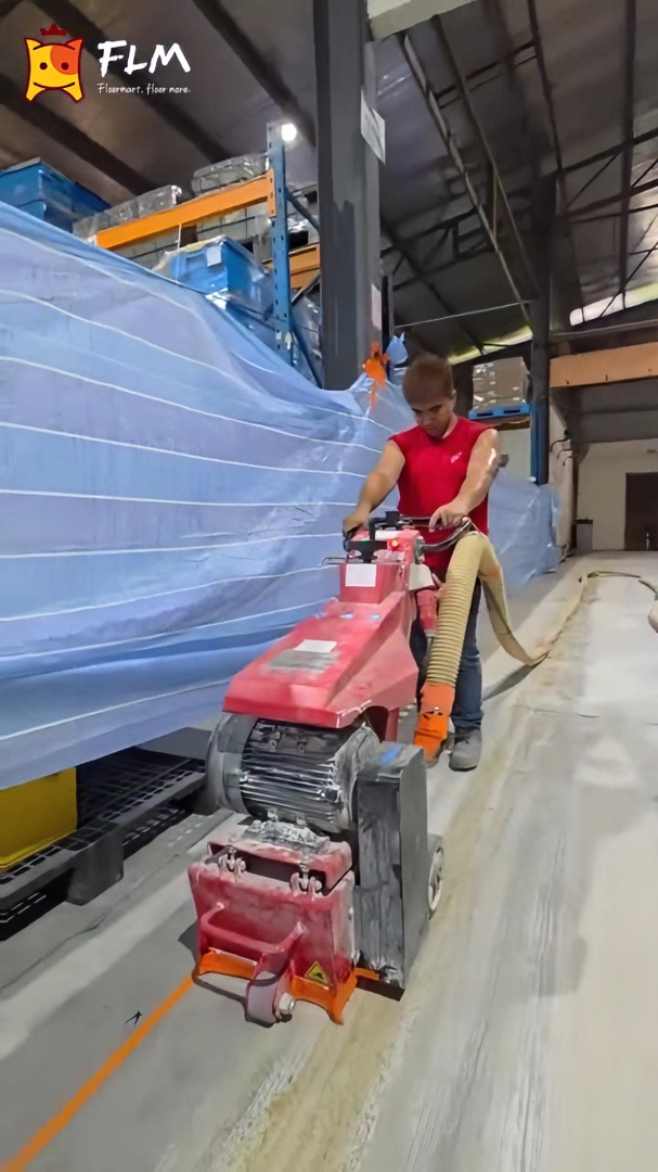 CS-250E Concrete Scarifier: Fast Coating Removal for Warehouse, Factory & Parking-Lot Renovation