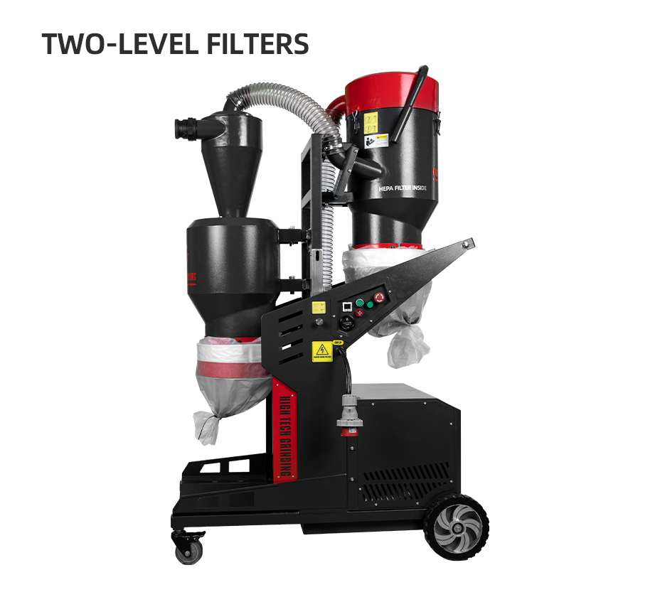 HTG-IVC-45L Powerful industrial vacuum cleaner image 3