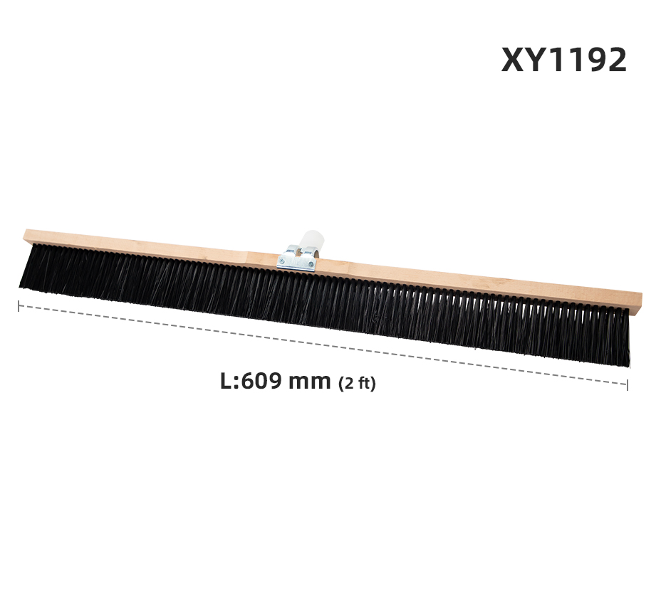 Concrete Broom with Adjustable Handle Socket image 1