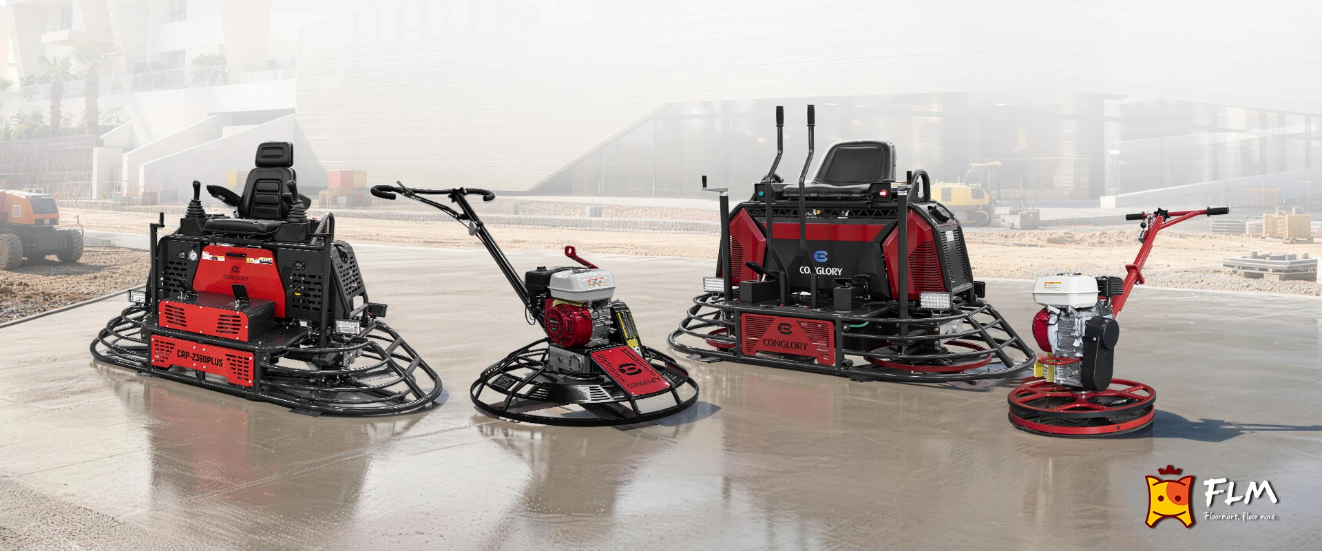 Power Trowels Built for Productive Pours.
